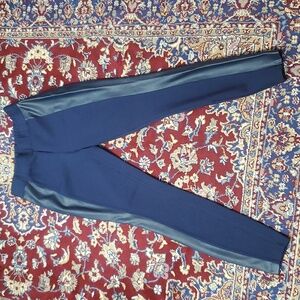 Faux Leather trimmed leggings